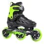 Papaison Rollers Profesionales Bota Dura Aluminio 3 X 100mm Velocidad Color Negro/verde Talle De Los Patines 