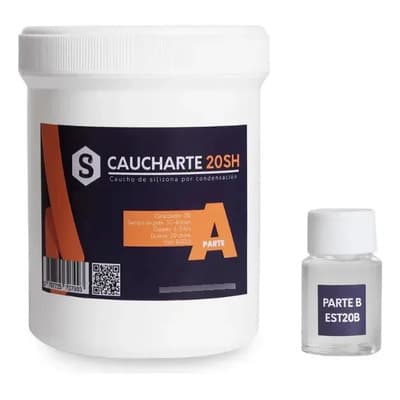 Servifibras Caucho De Silicona 1.03kg 20 Shore Estaño Rtv Estaño