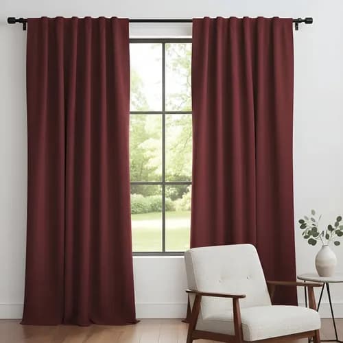 F.l. Cortinas Blackout Textil 2 Paños 140x220cm