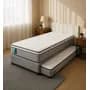 Dreamö Sommier Colchón Espuma 1 Plaza Y 1/2 Dreamo Divan 100x200cm Gris