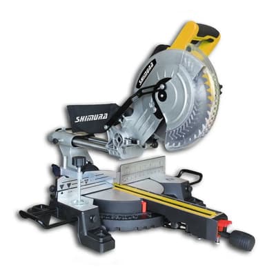 Shimura Sierra Ingletadora Telescópica Shimura Sh-s12t 305mm 2100w Láser 80 Dientes