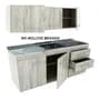Orlandi Orlandi Eco Alacena/bajomesada 3 Cajones 5 Puertas Abedul