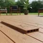 Harte Flooring Deck Pvc Wpc Simil Madera Sin Mantenimiento Marrón Claro Veteado Profundo