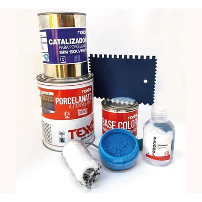 Texxor Pinturas Porcelanato Líquido Kit Mesas O Mesadas De Hasta 2.2 M2