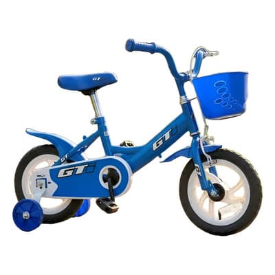 Giantoys Bicicleta Infantil Rodado 12 Con Rueditas Bicicleta Niños Azul