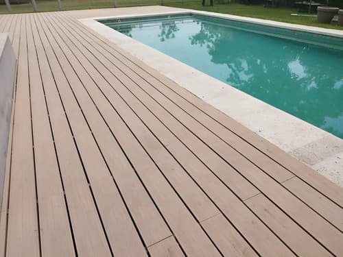 Hauster Deck Ecologico De Wpc Simil Madera Alto Transito Exterior