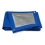 Nahuel Cobertor 4x3 Reforzado 150g C/ojal Impermeable Lona Rafia Azul