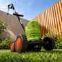 Ipluss Bordeadora Electrica 600w Con Carrito Doble Ruleman Jardin Verde Lima