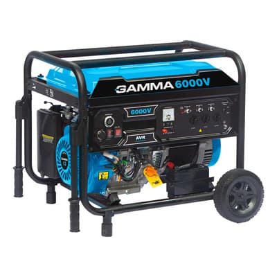 Gamma Grupo Electrogeno Generador 6000 Watts Ruedas Gamma Ge3481ar