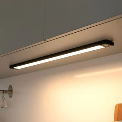 Fenergy Barra Led 40cm Sensor Mov Dimer Bajo Alacena Batería Fenergy Negro