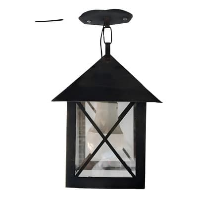 Bote-luz Farol Colgante Negro