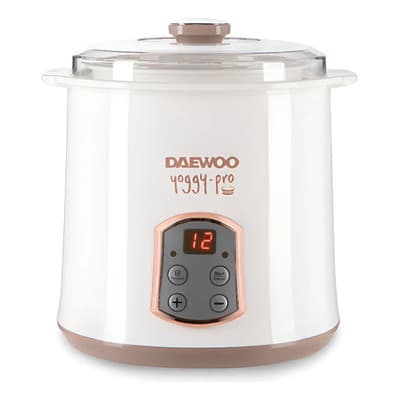 Daewoo Yogurtera Daewoo Yoggy Pro Con Timer Digital Griego Blanco
