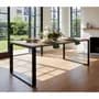 Cambá Muebles Mesa Industrial Comedor 70 X 140 Cm Envio Gratis! A Eleccion Blanco, Negro O Metal Natural