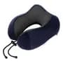Generic Almohada Cervical De Viaje En U Viscoelástica Azul Marino