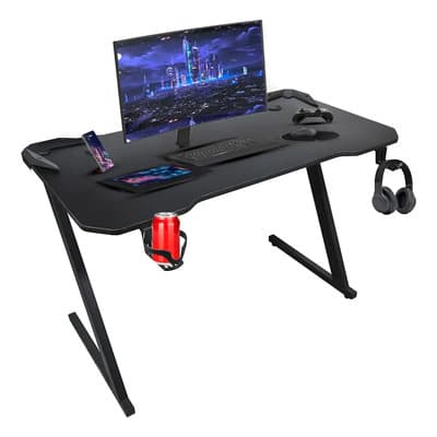 Gadnic Escritorio Gamer Gadnic Ikks1 Fibra De Carbono 110 X 60 X 74cm Resistente 15mm Estructura De Acero +