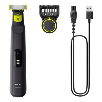 Philips Afeitadora Philips Oneblade Pro Qp6532/15 Recorta Modela Afeita Color Negro