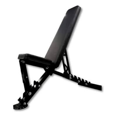 Full Fitness Banco De Pesas Multiangular Reclinable Reforzado Gym Fitness Negro
