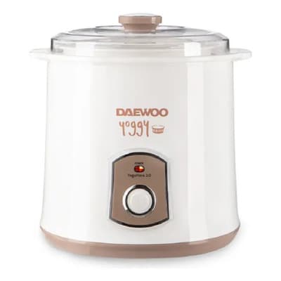Daewoo Yogurtera Eléctrica Yoggy Daewoo 2lt Yogurt Griego Recetario Color Beige