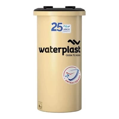 Waterplast Tanque De Agua Waterplast Tricapa 200l Ultradelgado Vertical Polietileno Beige