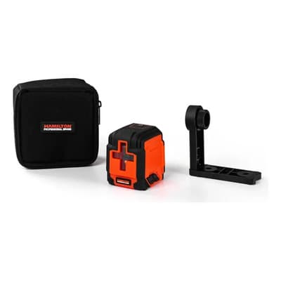 Hamilton Nivel Laser Medidor Hamilton 30 Mts Autonivelante Hnl100 Color Naranja/negro