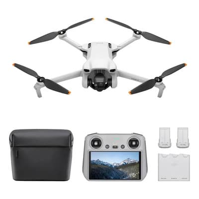 DJI Combo Drone Dji Mini 3 Fly More Control Dji Rc 4k Hdr Sensor 48mp 3 Ejes Transmisión O2 Autonomía Ex