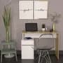 Home Collection Escritorio Funcional 1 Cajon 1 Puerta Olmo/blanco