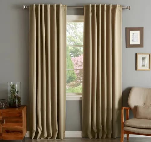 Franca Valeri Cortina Blackout Textil Pesada 2 Paños 220x135