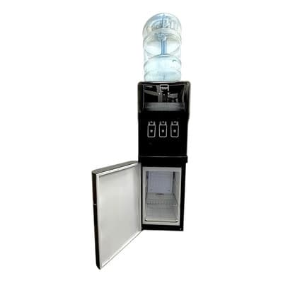 Frimax Dispenser De Agua Frio Calor Natural Digital Con Heladera! Negro