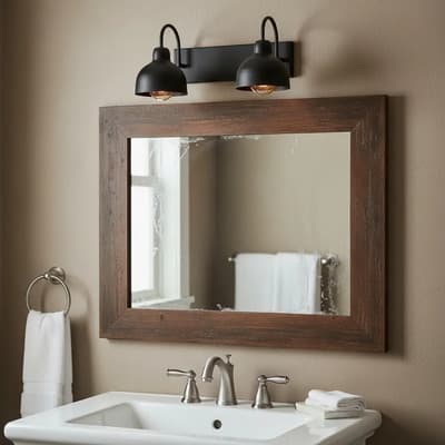 Venzar Apliques Pared Spot Estilo Industrial 2 Luces Apto Baño Led Estructura Negro. Fabrica Directo . Idea