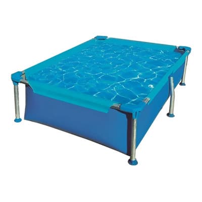 Nahuel Pileta Lona Rectangular Nahuel N°3 1250 L Capacidad 2x1.25x0.5 M Azul