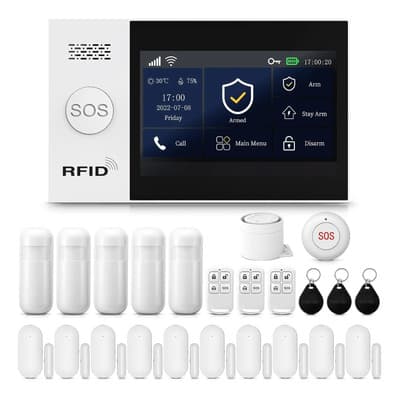 Pgst Kit Inalámbrico 2g Del Sistema De Alarma Tuya Wifi Smart Hom