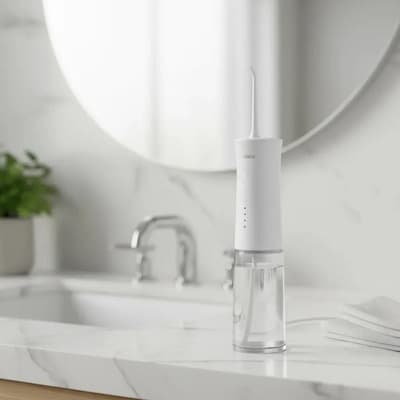 Aquapick Irrigador Ducha Bucal Aquapick Cordless Inalambrico Aq-205 Color Blanco