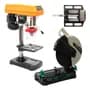 Salkor Sierra Sensitiva 355mm 2600w Con Taladro De Banco 13mm 250w