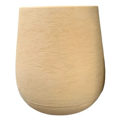 Faitful Maceta Mate Gota Rustico Simil Piedra 40 X 30 Beige