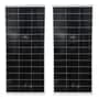Amerisolar Pack X 2 Panel Solar 200w Monocristalino 12v Amerisolar As-8m13-200w Color Negro Voltaje De Circuito