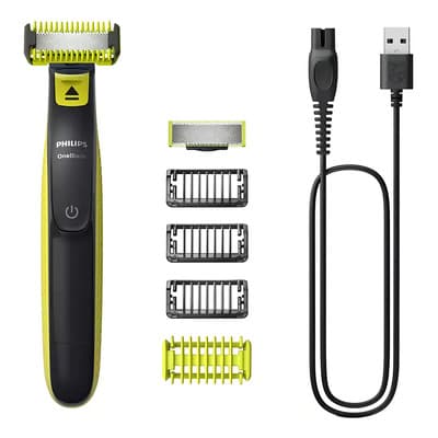 Philips Afeitadora Oneblade Philips Qp2824/10 Rostro & Cuerpo - Inalámbrica - 100% A Prueba De Agua - Recort