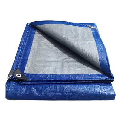 Zzpro Lonas Cobertor 2 X 3 Aprox Lona Con Ojales Rafia 200 Gr Multiusos Azul
