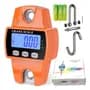 Crane Scale Báscula Digital Portátil Crane Scale 300 Kg Con Gancho Y Pantalla Led Naranja