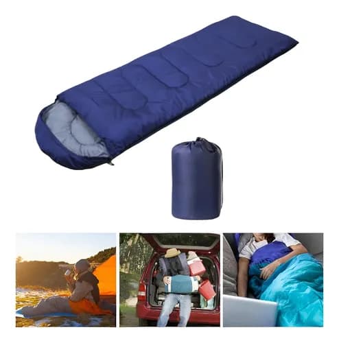 Generic Bolsa De Dormir Exterior Camping Con Capucha