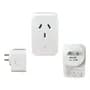 Fyfstore Enchufes Inteligente Wi-fi Plug Smart Toma Corriente Blanco