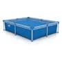 Pelopincho Pileta Estructural Rectangular Pelopincho 1020 Con Capacidad De 1000 Litros 1.8x1.45 M Azul Mosaico
