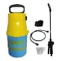 Giber Botella Giber 5 Litros Fumigar Pulverizar Color Celeste Y Amarillo