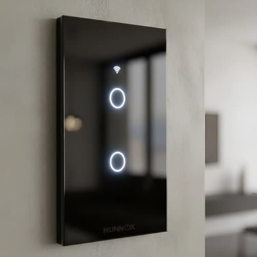 Hunnox Tecla Hunnox Smart Tactil 2 Canales Compatible Google Alexa