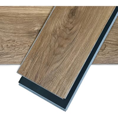 Holzboden Piso Vinilico Spc Pvc 5mm Alto Transito Clic Flotante 2.71m2 Roble Americano Símil Madera