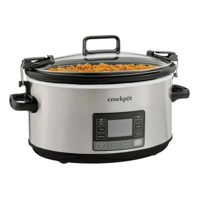 Crock-pot Crock-pot Olla De Cocción Lenta De 7 Cuartos, Portátil Progr Acero Inoxidable