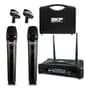 Skp Pro Audio Set X2 Micrófonos Inalámbricos Skp Uhf-300d Dinámicos 70mts Negro