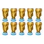 Rycstore Pack X 10 Chop Cerveza Fernet 600ml Copa Mundial Argentina Dorado Oscuro