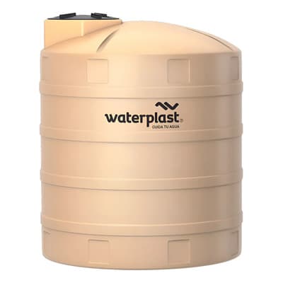 Waterplast Tanque De Agua Waterplast Tricapa Vertical 5000 Litros Color Crema