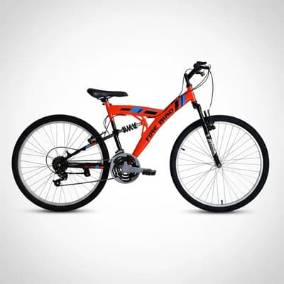 Fire Bird Bicicleta Firebird Magic Rodado 26 Doble Amortiguacion Color Naranja Tamaño Del Cuadro M