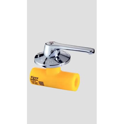 Sigas Llave De Paso Gas Termofusión Sigas Valvula Esférica 20mm Seguridad